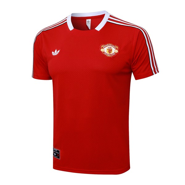 Maillot Entrainement Manchester United 2025-26 Rouge 3